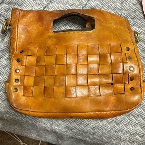 Unique Bed Stu weave leather bag. Used but still has a lot of use left.